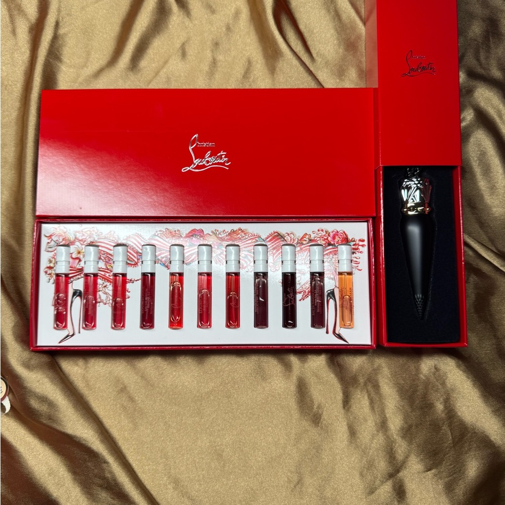 Christian Louboutin red Lipstick and perfume set